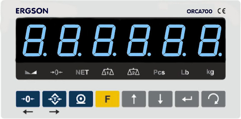 Orca700 by Ergson GmbH weight indicator display